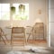 Flash Furniture Galene Cane Rattan Folding Chairs w/Solid Wood Frame and Seat and Ventilated Back, Natural, 2PK SK-220905-NAT-GG - alternate 1